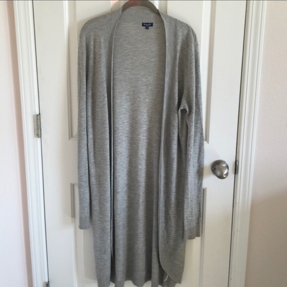 Super Soft Splendid Long Open Front Cardigan - image 1